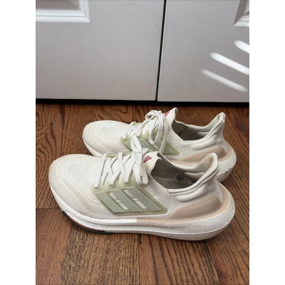 Adidas UltraBoost Light Low Non Dyed Linen Green W (HQ6348) Women's Size 8.5